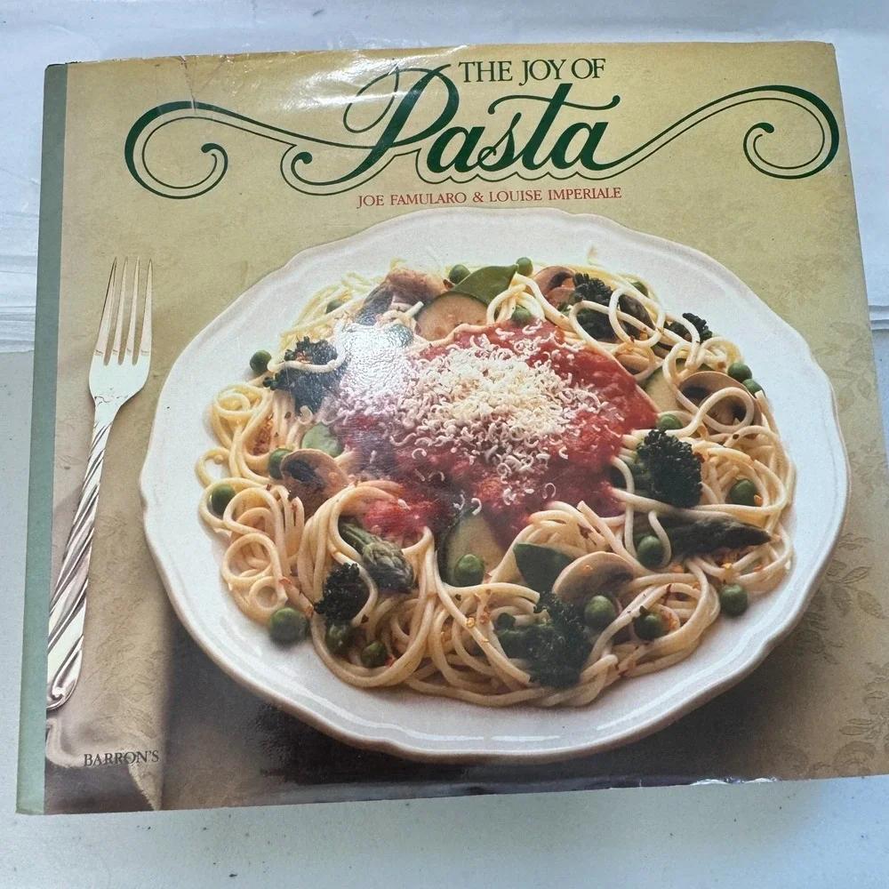 Vintage Cookbook The Joy Of Pasta Comfort Cookbook By Famularo Louise Imperiale